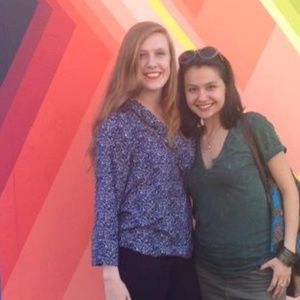 Collective Concepts flowy v-neck blouse